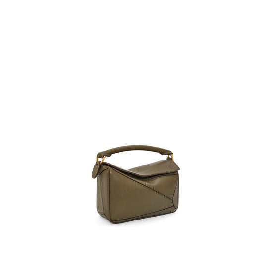 Women Puzzle Mini Bag - Dark Khaki