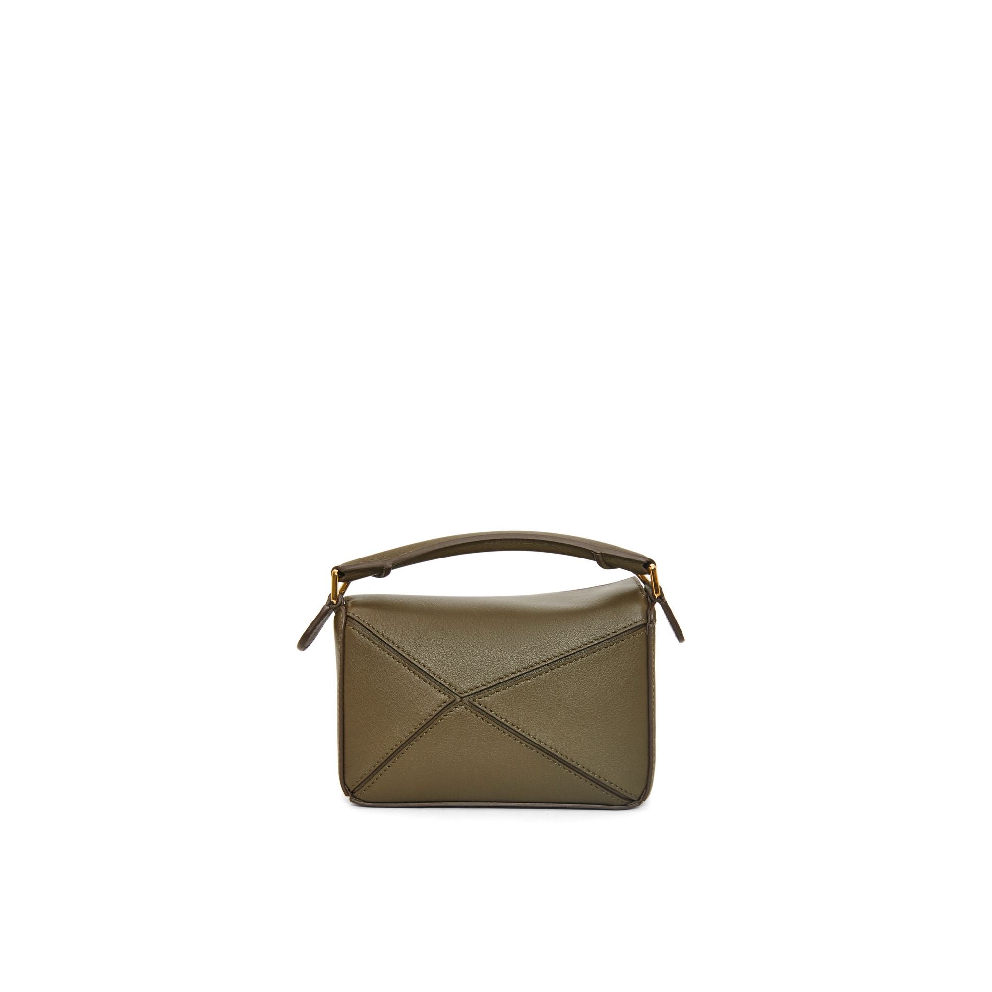 Women Puzzle Mini Bag - Dark Khaki