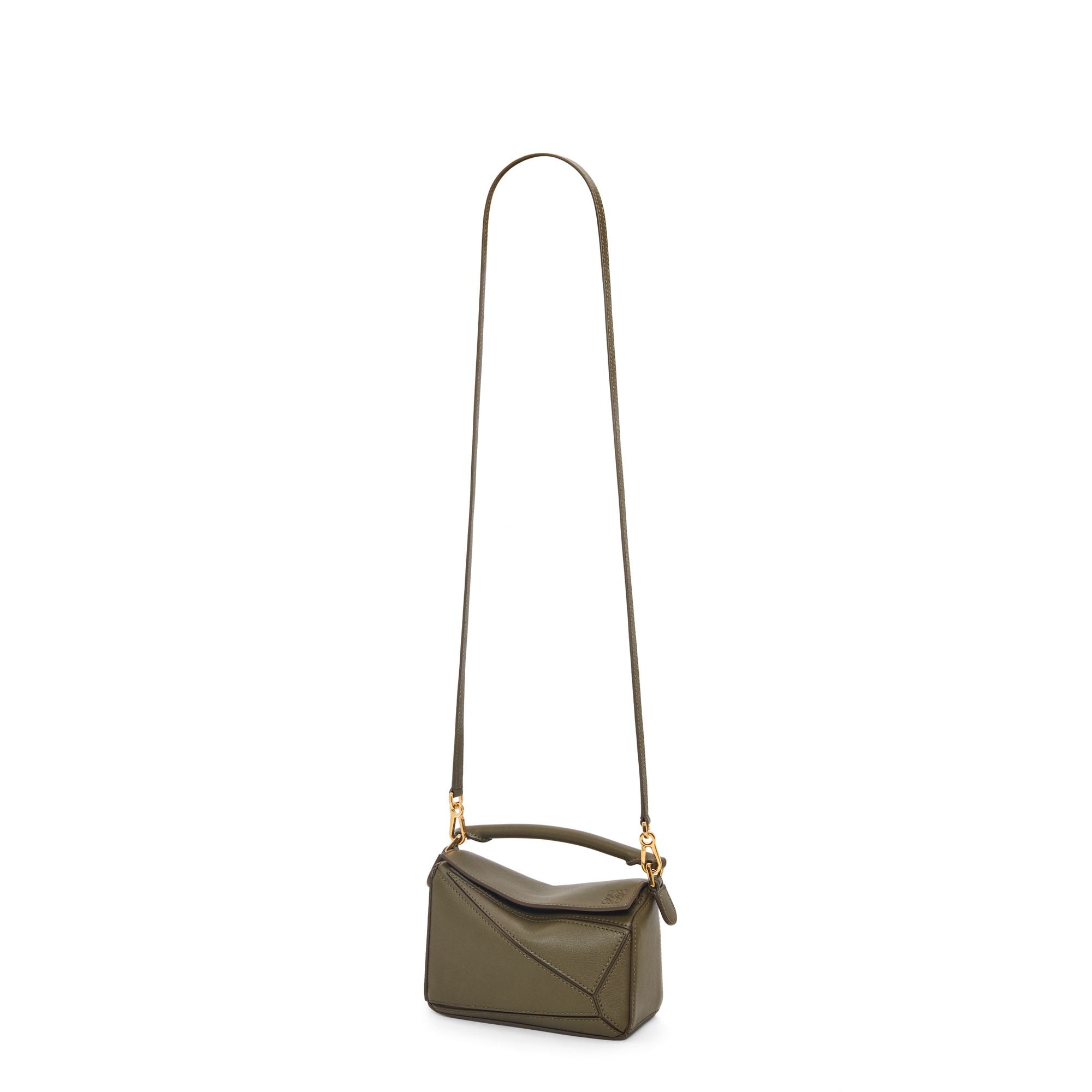 Women Puzzle Mini Bag - Dark Khaki