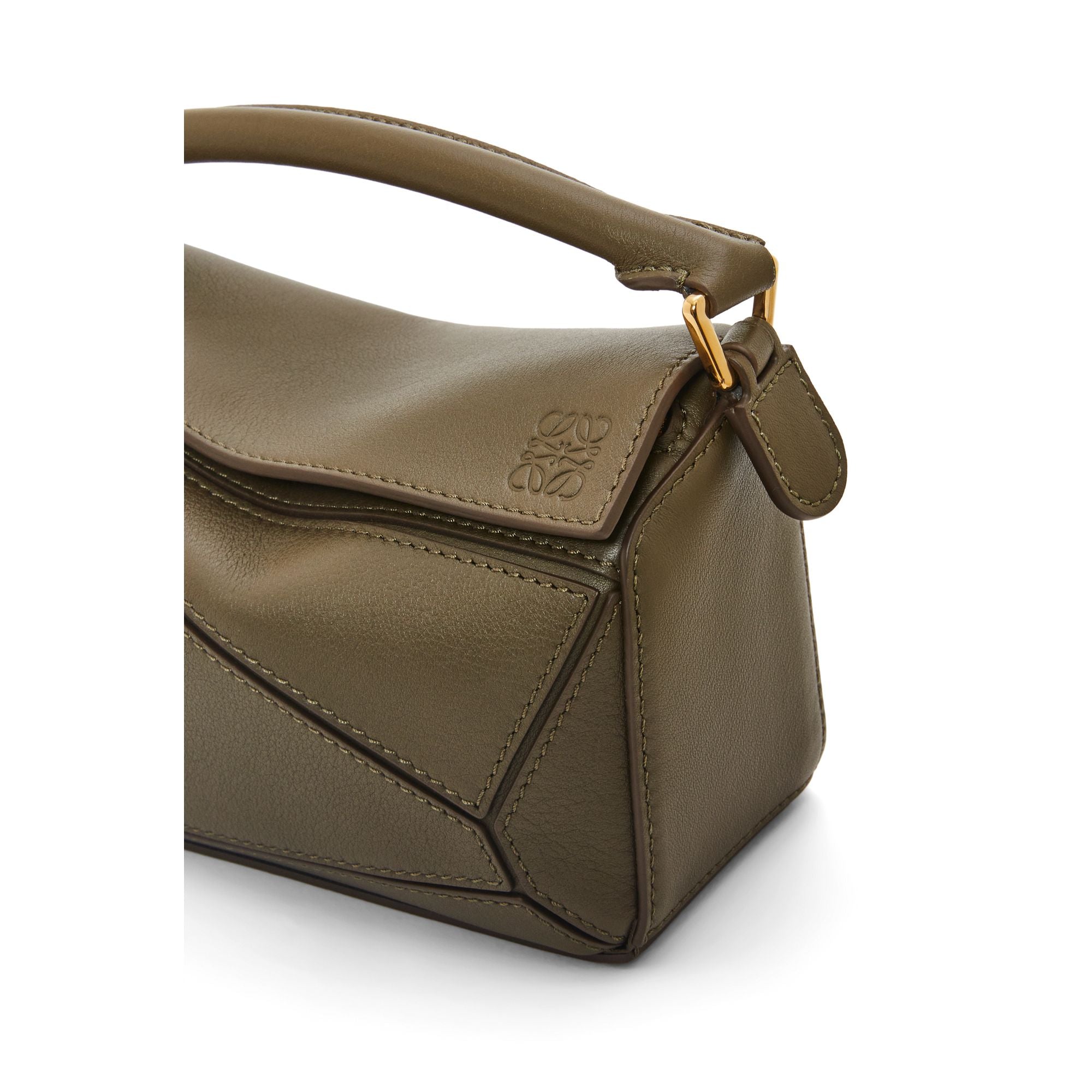 Women Puzzle Mini Bag - Dark Khaki