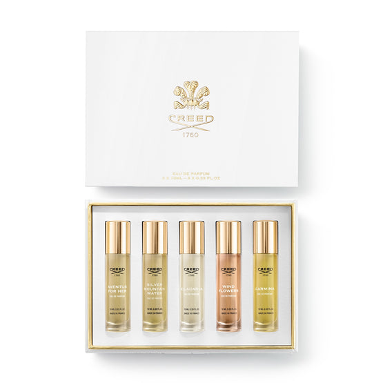 Women's Fragrance Gift Set 5x10ml (Aventus for Her, Royal Princess Oud, Wind Flowers, Love in White, Spring Flower)