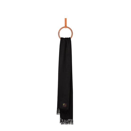 Men 70X200 Anagram Scarf - Black