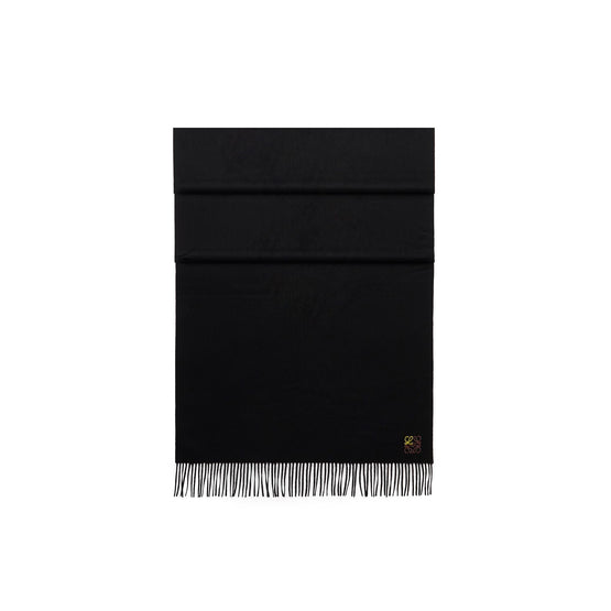 Men 70X200 Anagram Scarf - Black