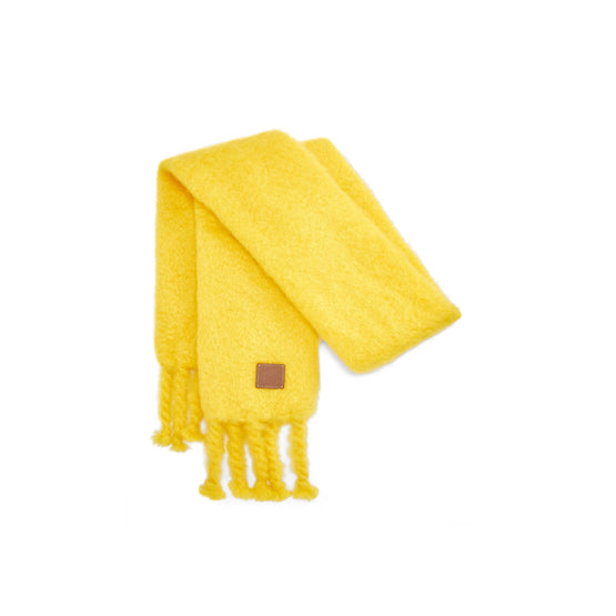 Women 45X230 Scarf Mohair - Yellow