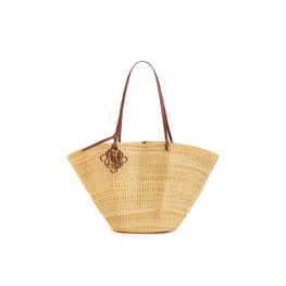 Women Shell Basket Bag - Natural/Pecan