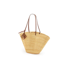 Women Shell Basket Bag - Natural/Pecan