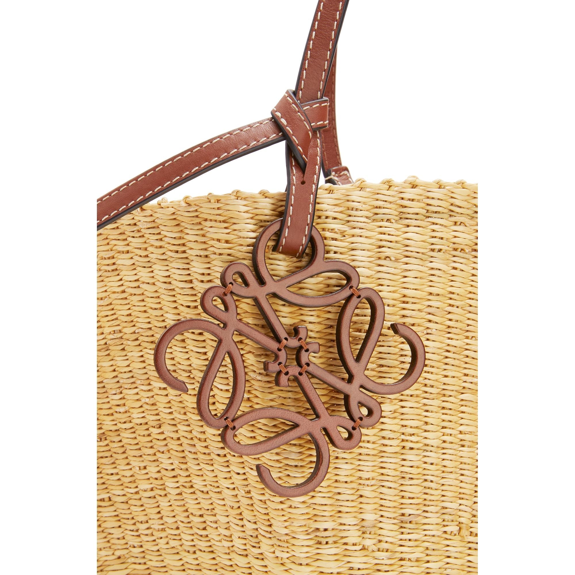 Women Shell Basket Bag - Natural/Pecan