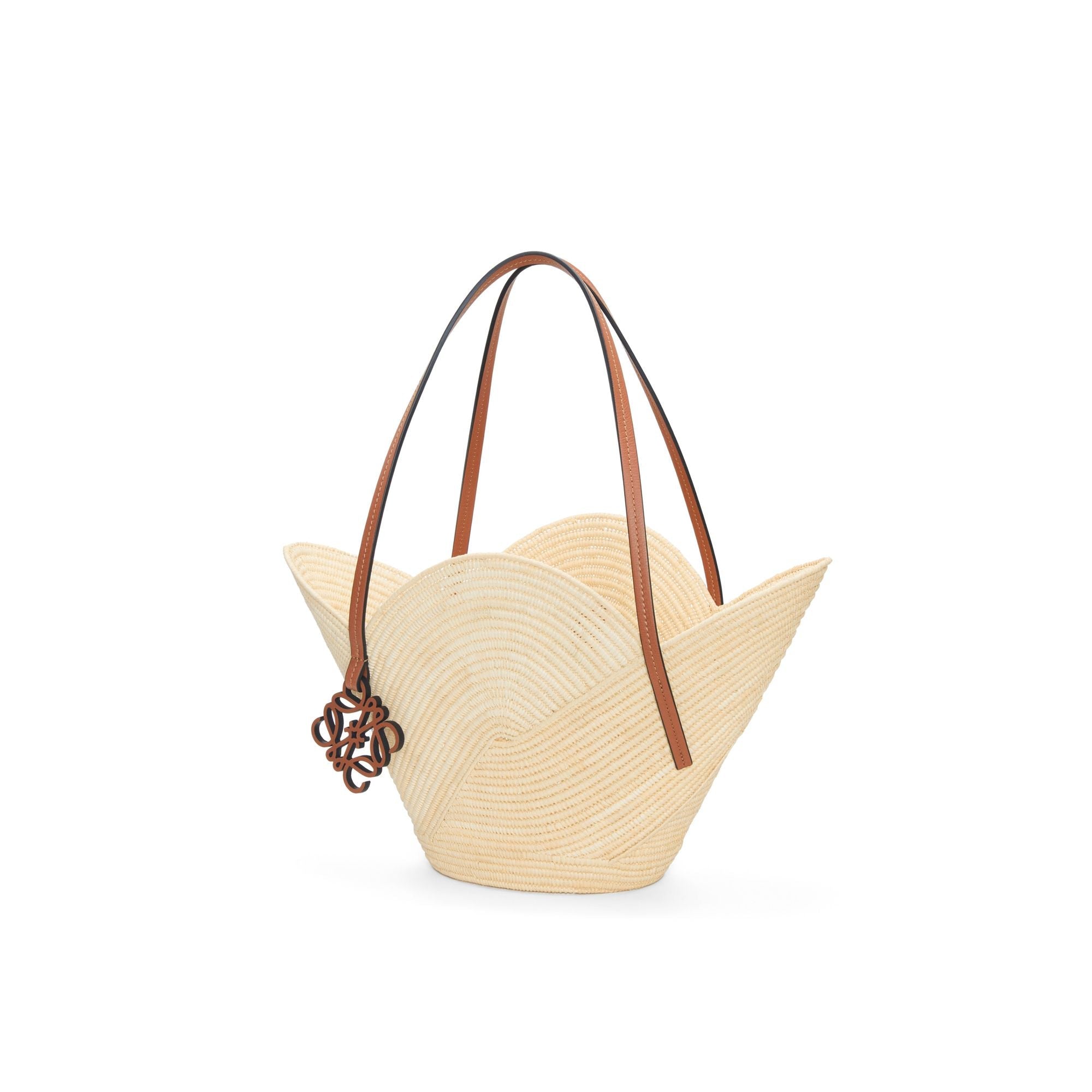 Women Petal Basket Bag - Natural/Tan