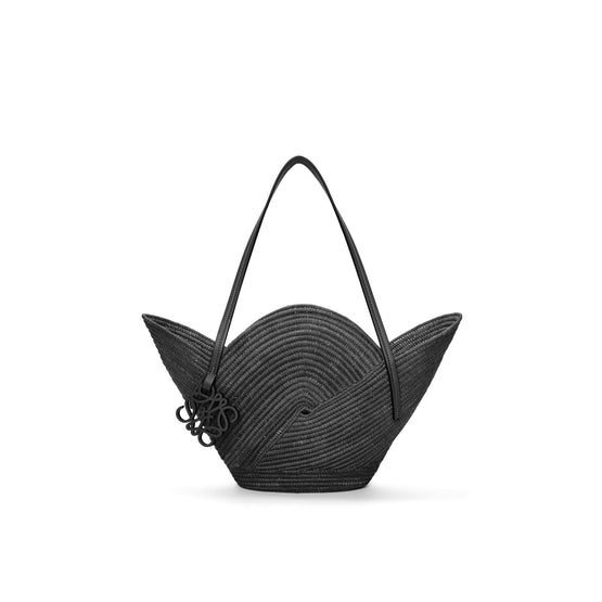 Women Petal Basket Bag - Black