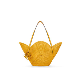 Women Petal Basket Bag - Ochre