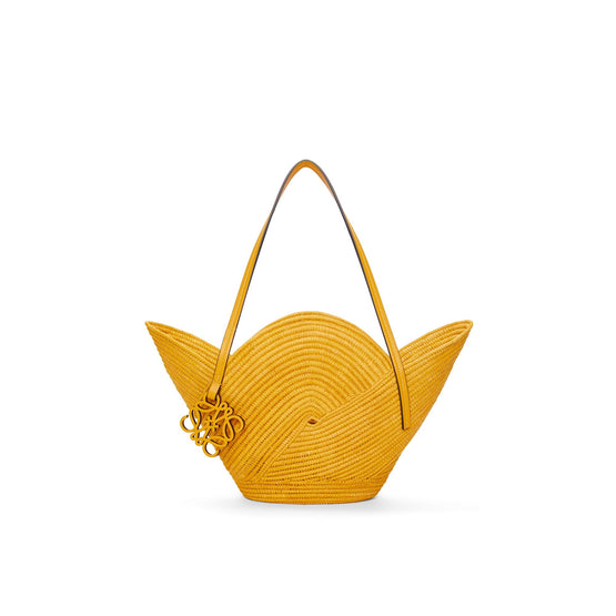 Women Petal Basket Bag - Ochre