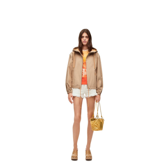 Women Anagram Basket Melange Small - Ochre