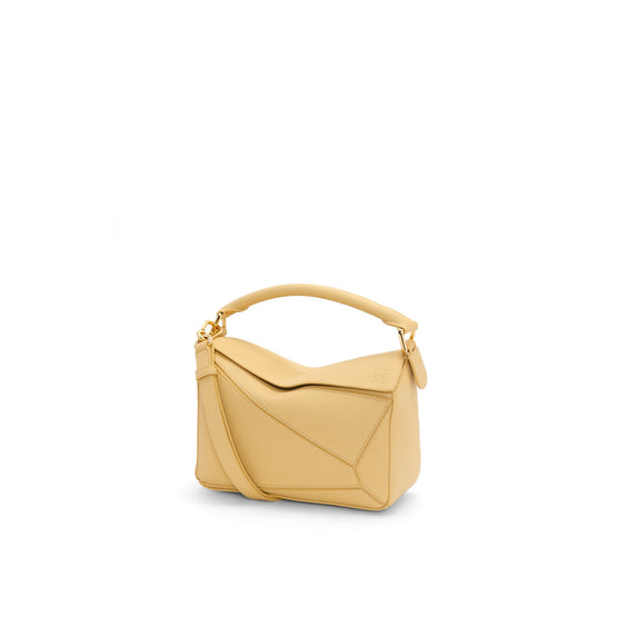 Women Puzzle Small Bag - Dark Butter