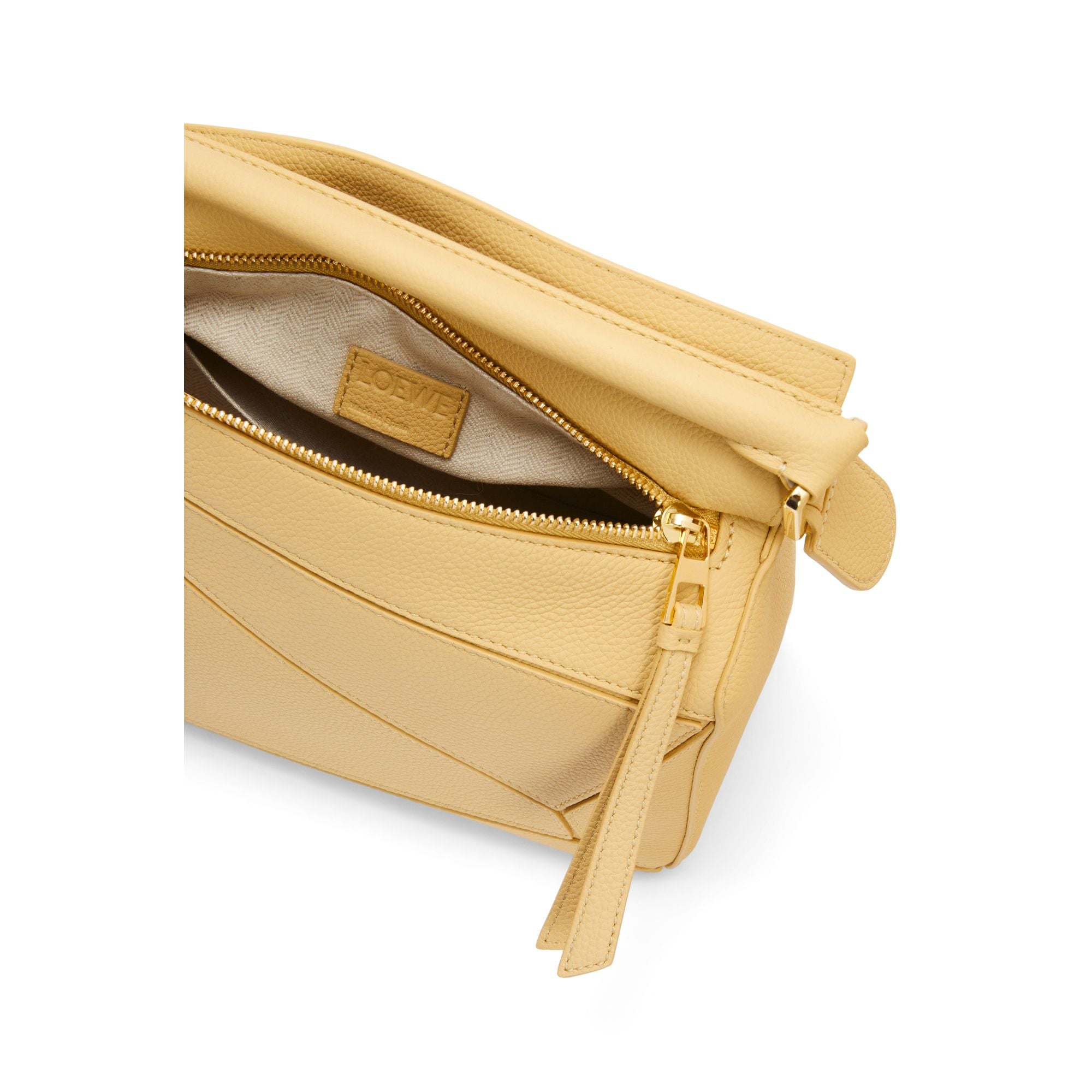 Women Puzzle Small Bag - Dark Butter
