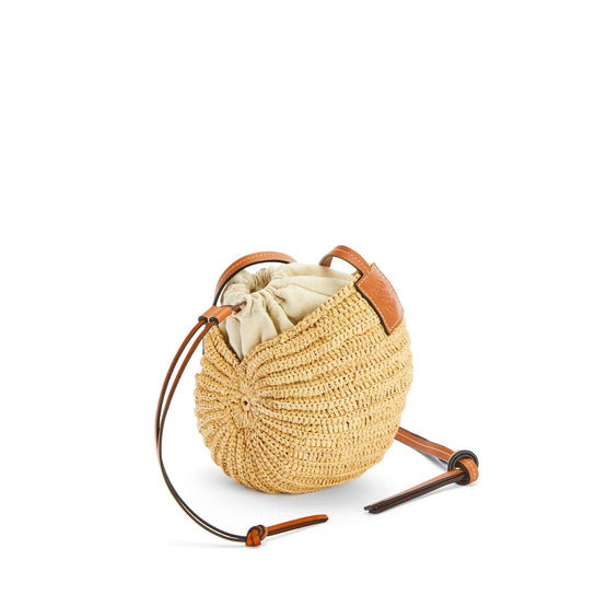 Women Moon Shell Bag - Natural/Tan