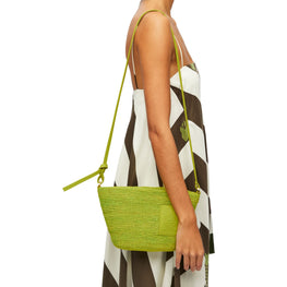 Women Slit Pochette Bag - Meadow Green