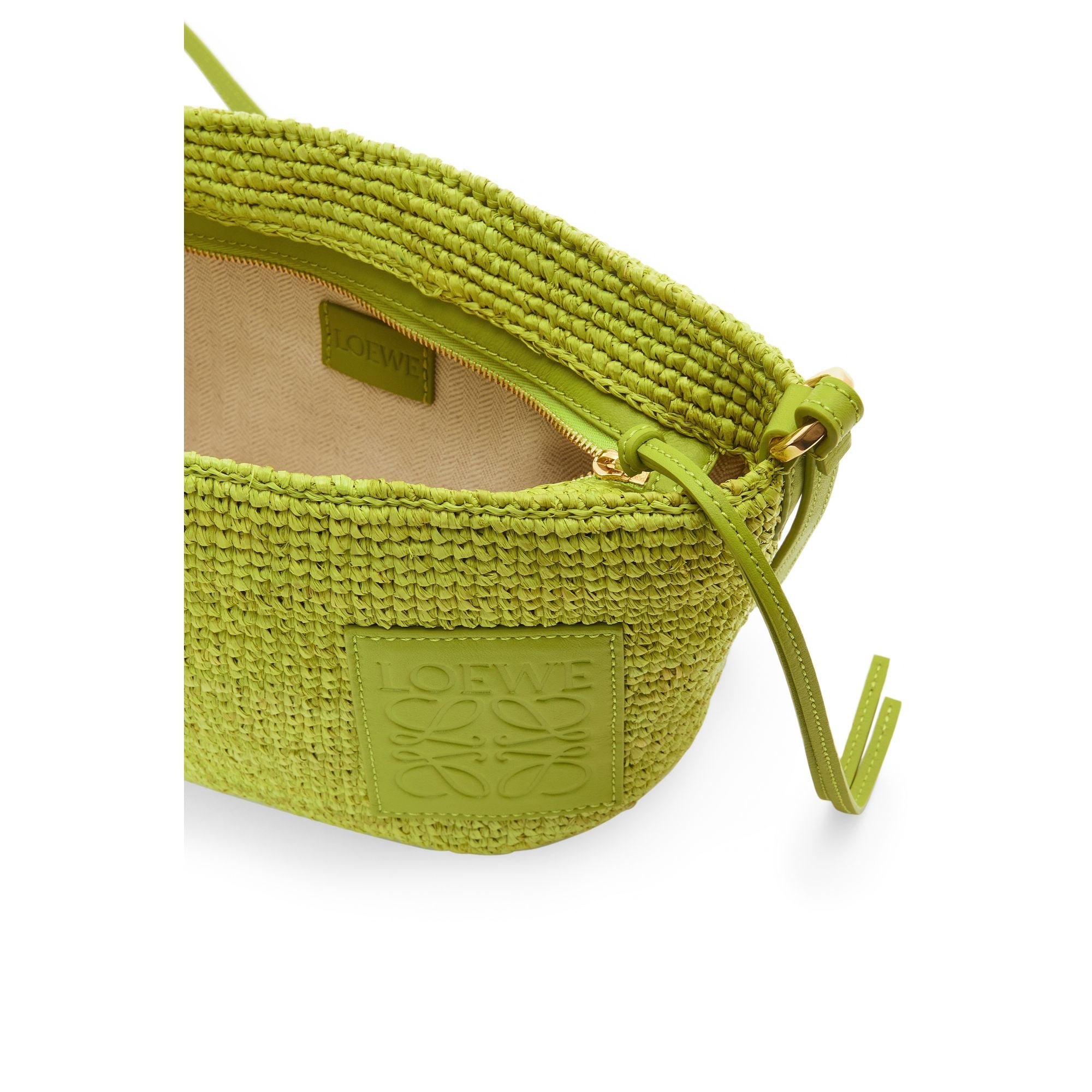 Women Slit Pochette Bag - Meadow Green