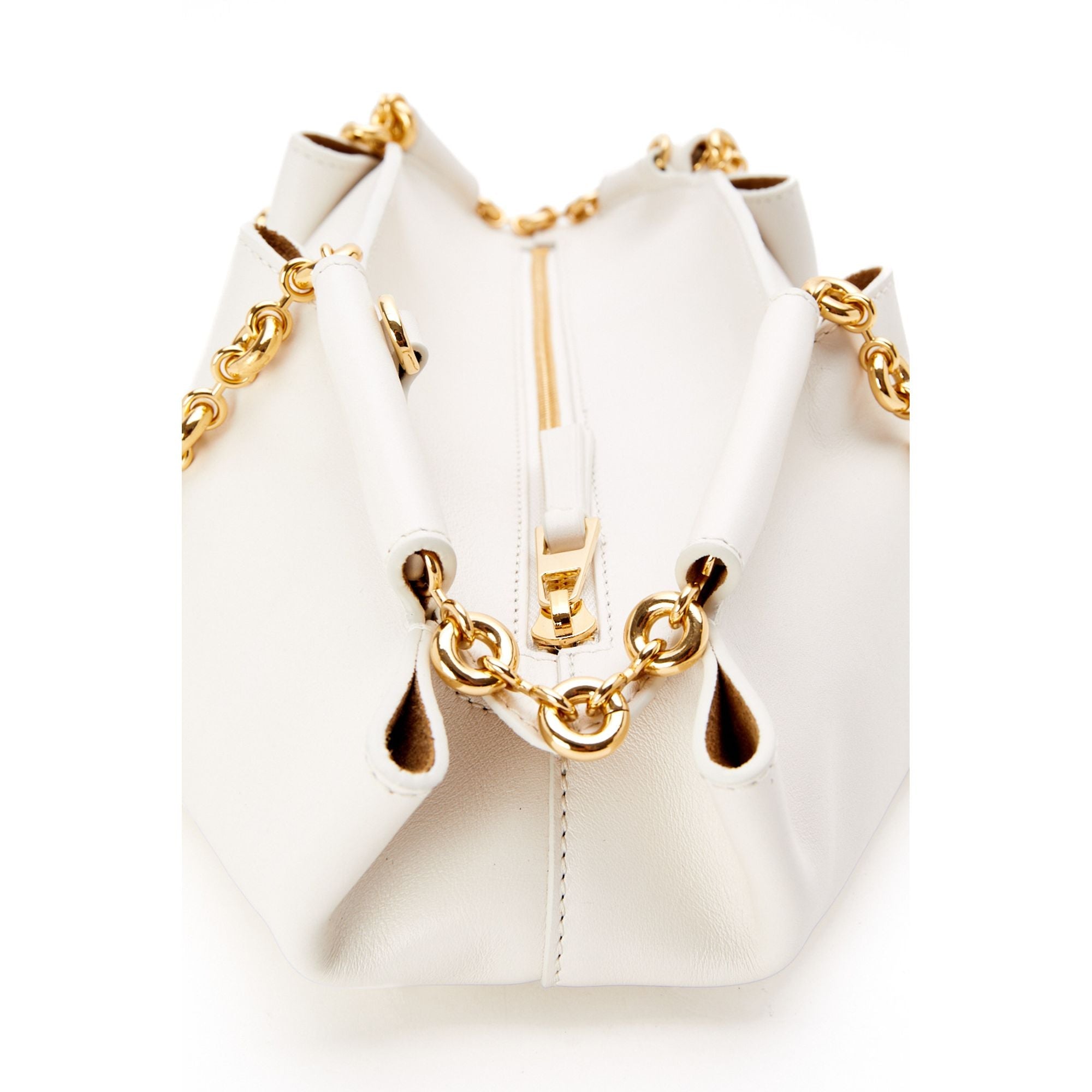 Women Paseo Chain Small Bag - Soft White