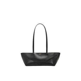 Women Puzzle Fold Cropped - Black