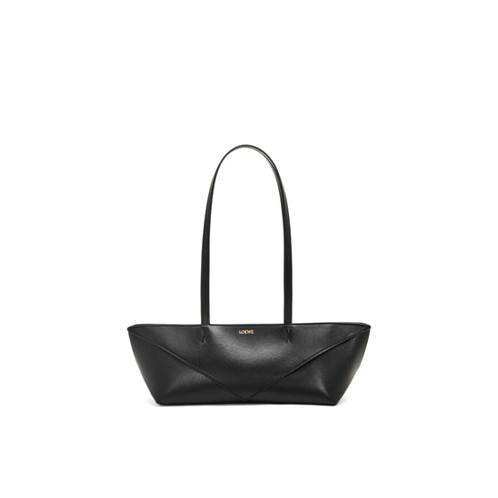 Women Puzzle Fold Cropped - Black