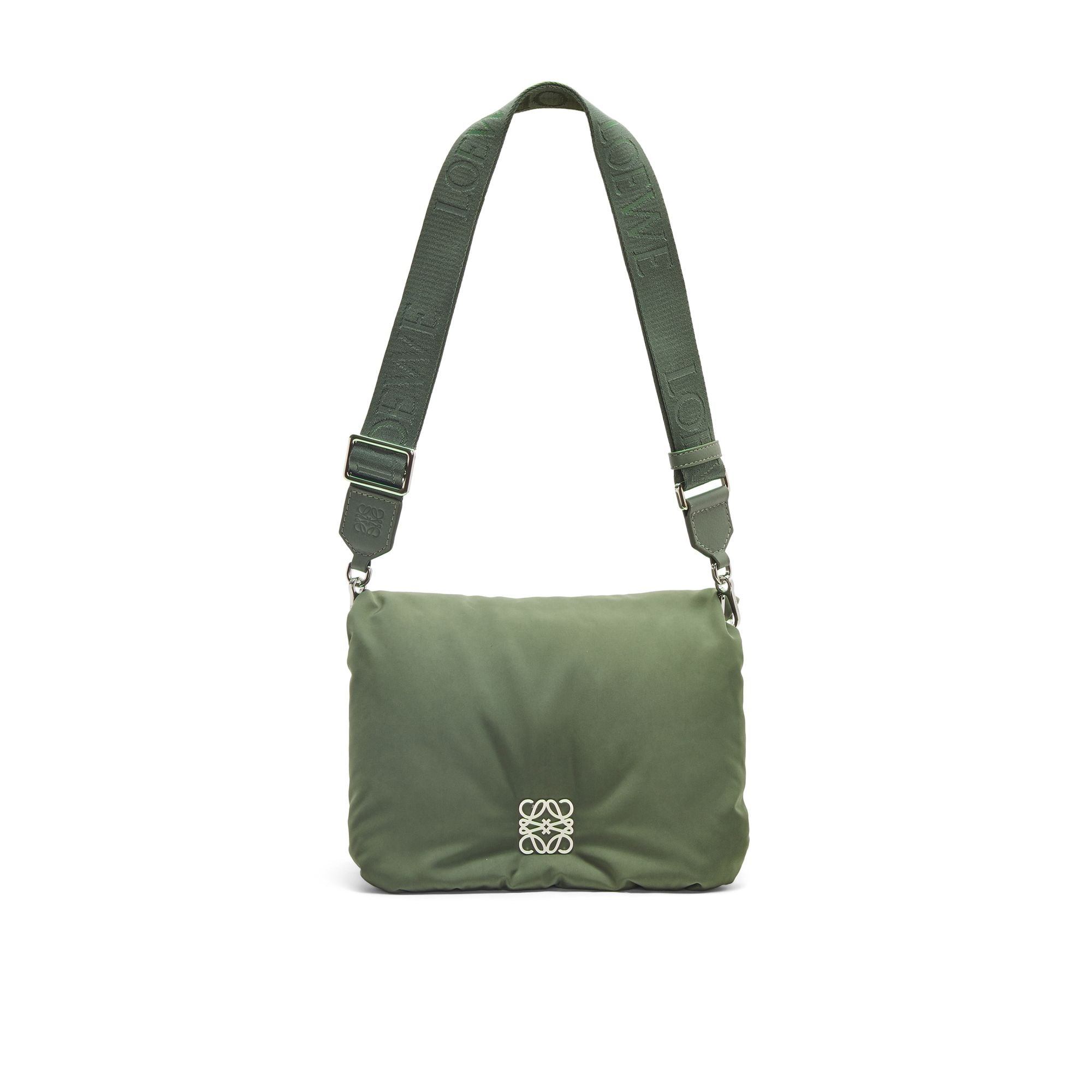Women Goya Puffer Nylon Bag - Vintage Khaki