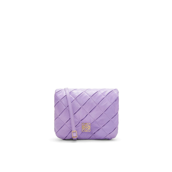 Women Goya Puffer Pleated Bag - Light Mauve
