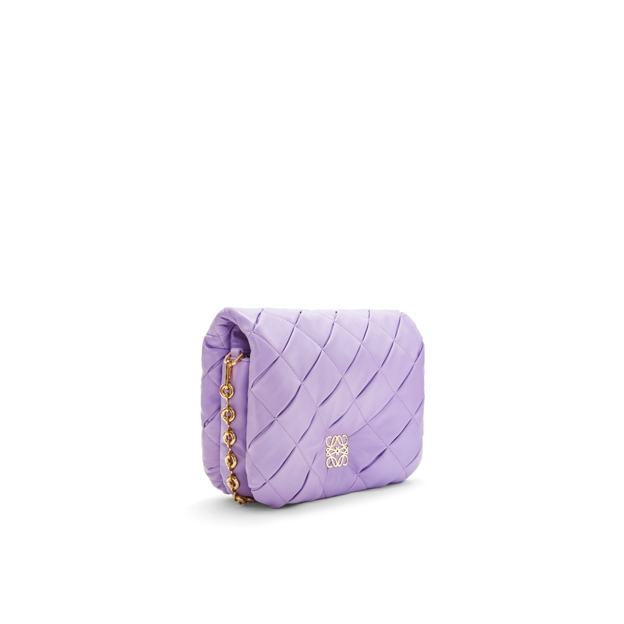 Women Goya Puffer Pleated Bag - Light Mauve