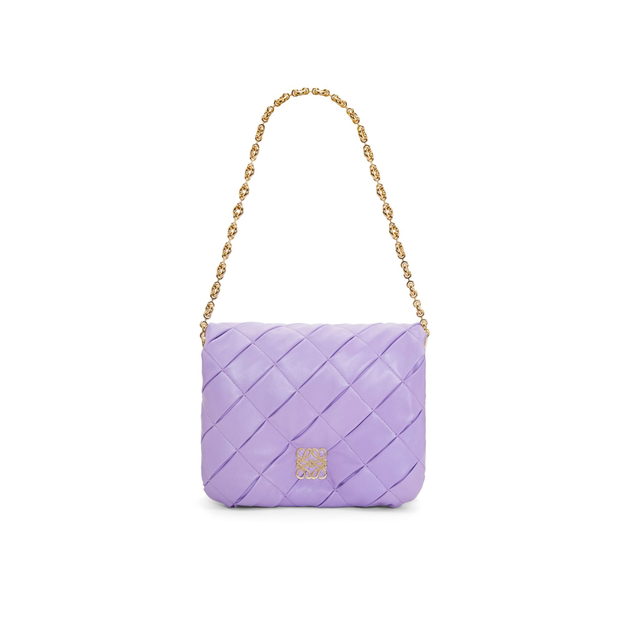 Women Goya Puffer Pleated Bag - Light Mauve