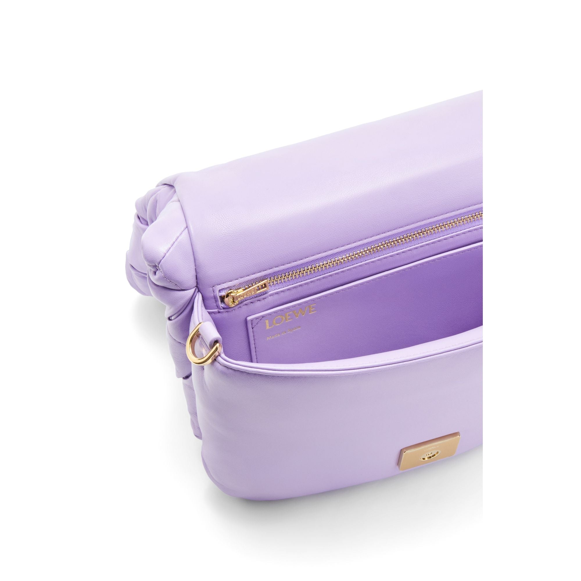 Women Goya Puffer Pleated Bag - Light Mauve