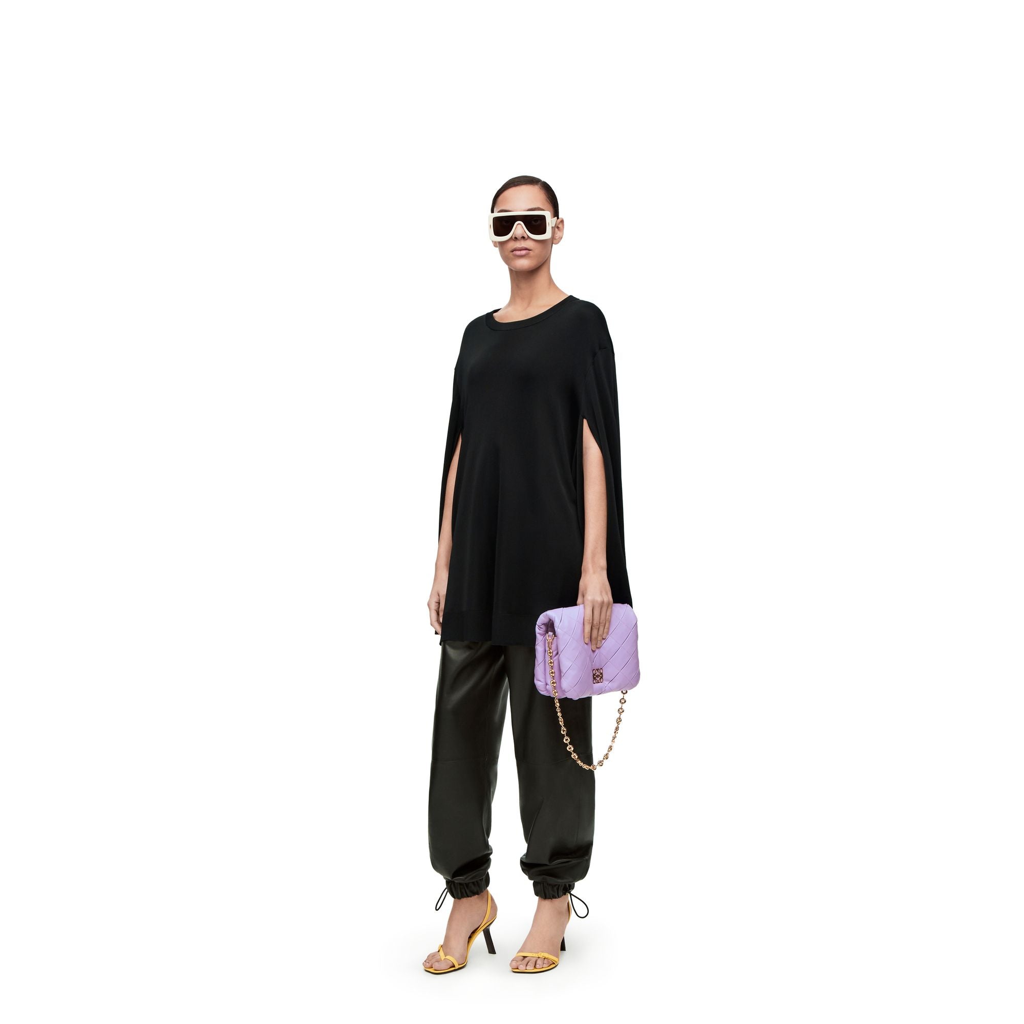 Women Goya Puffer Pleated Bag - Light Mauve
