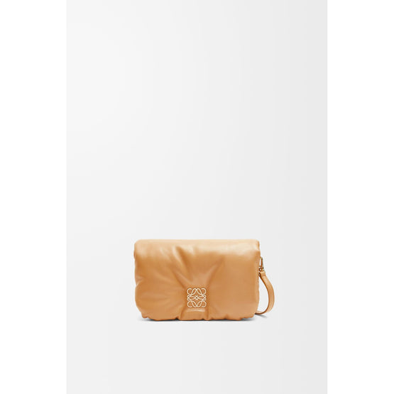 Women Goya Puffer Mini Bag - Camel