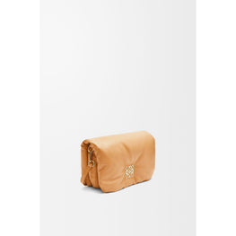 Women Goya Puffer Mini Bag - Camel