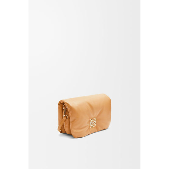 Women Goya Puffer Mini Bag - Camel