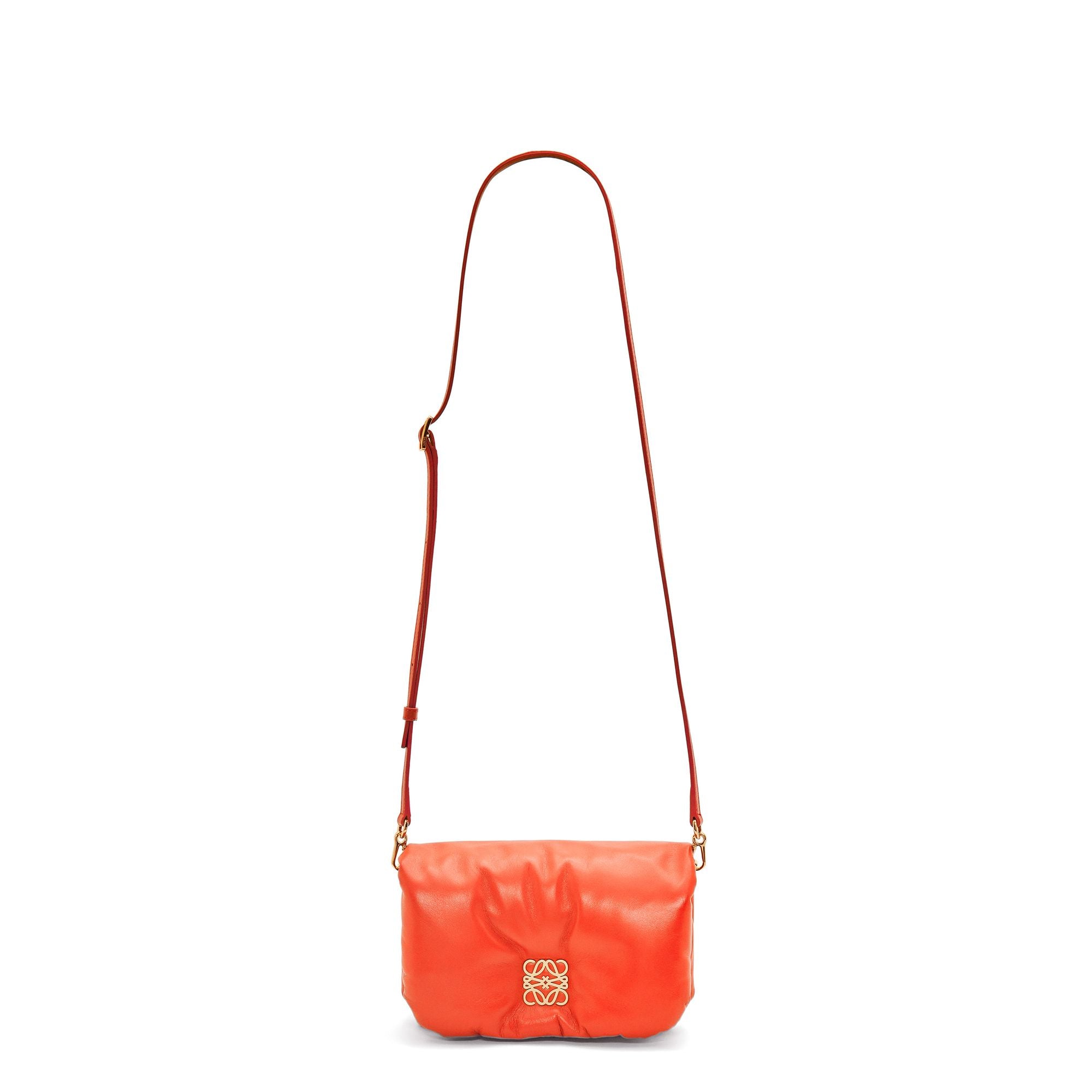 Women Goya Puffer Mini Bag - Sunrise Orange