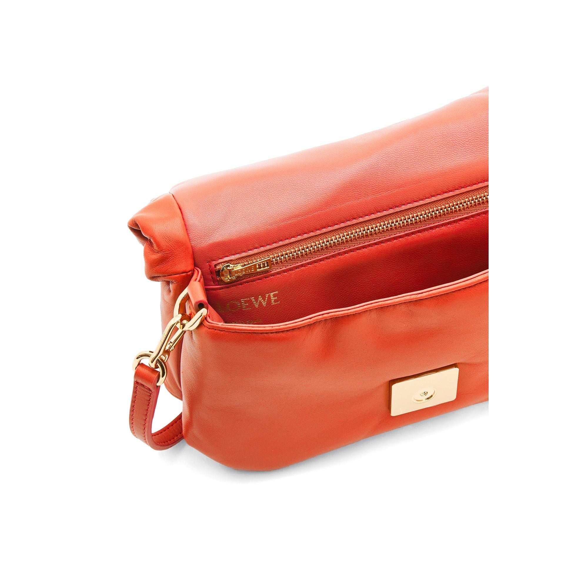 Women Goya Puffer Mini Bag - Sunrise Orange