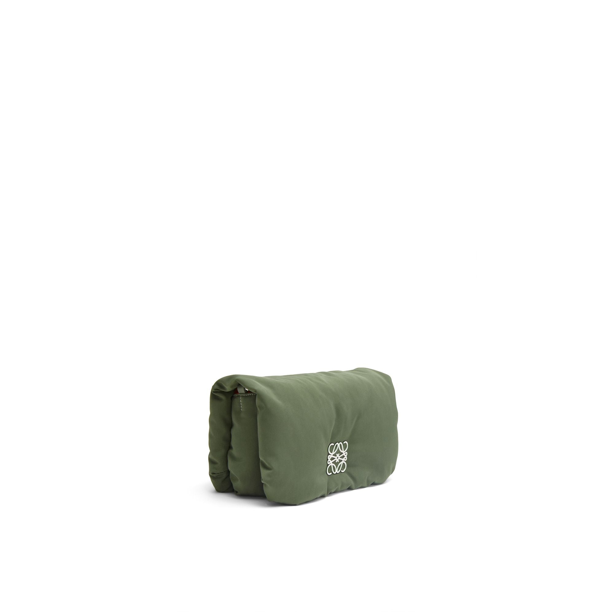 Women Goya Puffer Nylon Mini Bag - Vintage Khaki