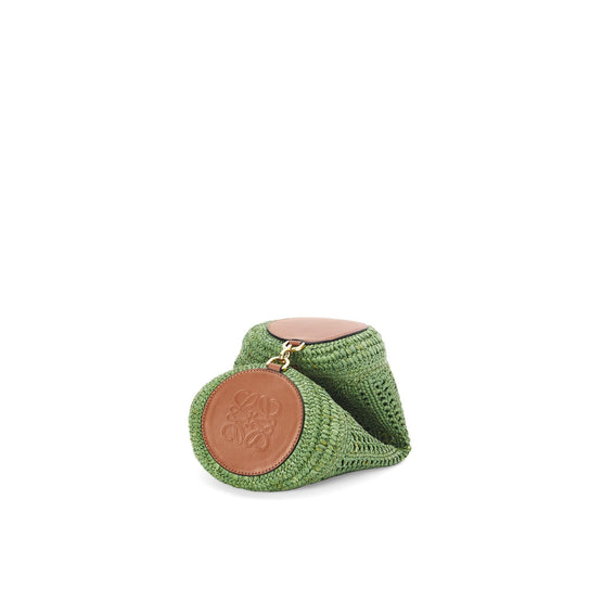 Women Bracelet Pouch - Green/Tan