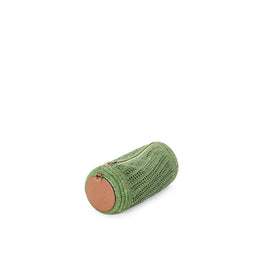 Women Bracelet Pouch - Green/Tan