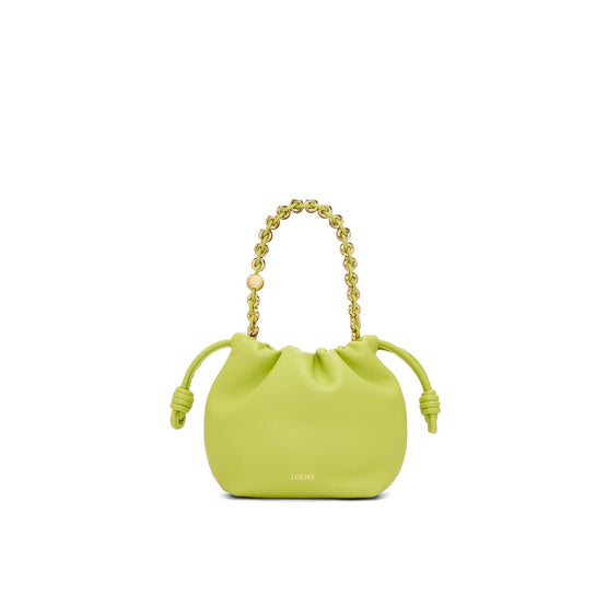 Women Flamenco Purse Round Mini - Anise