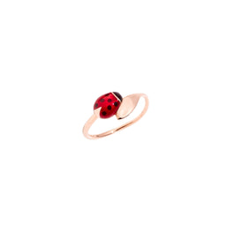 Ladybug Ring - Rose Gold