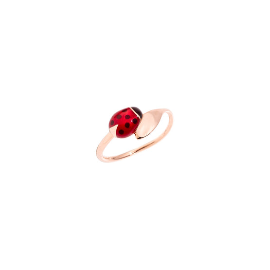 Ladybug Ring - Rose Gold