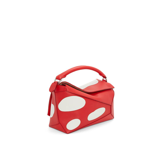 Men Puzzle Edge Mushroom - Dark Red