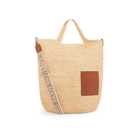Men Slit Large Bag - Natural/Tan
