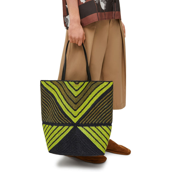Men Puzzle Fold Tote Xl - Anise/Olive
