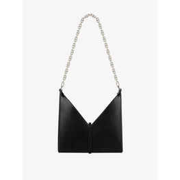 Women Cut Out - Small Bag W/ Chain - Black