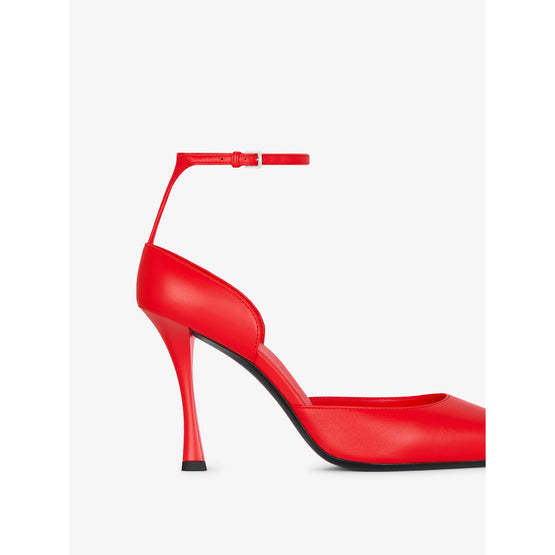 Women Show Stocking Pump - Red