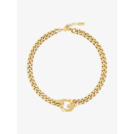 Women G Chain Necklace - Golden Yellow