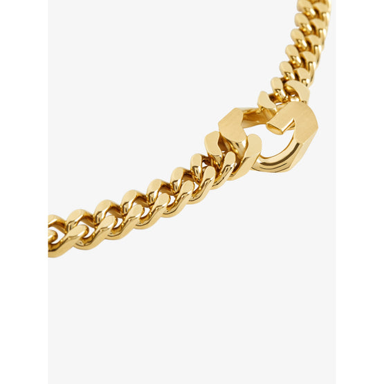 Women G Chain Necklace - Golden Yellow