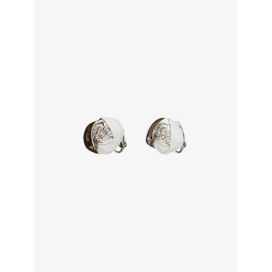 Women Flower Earrings - Golden/Silvery