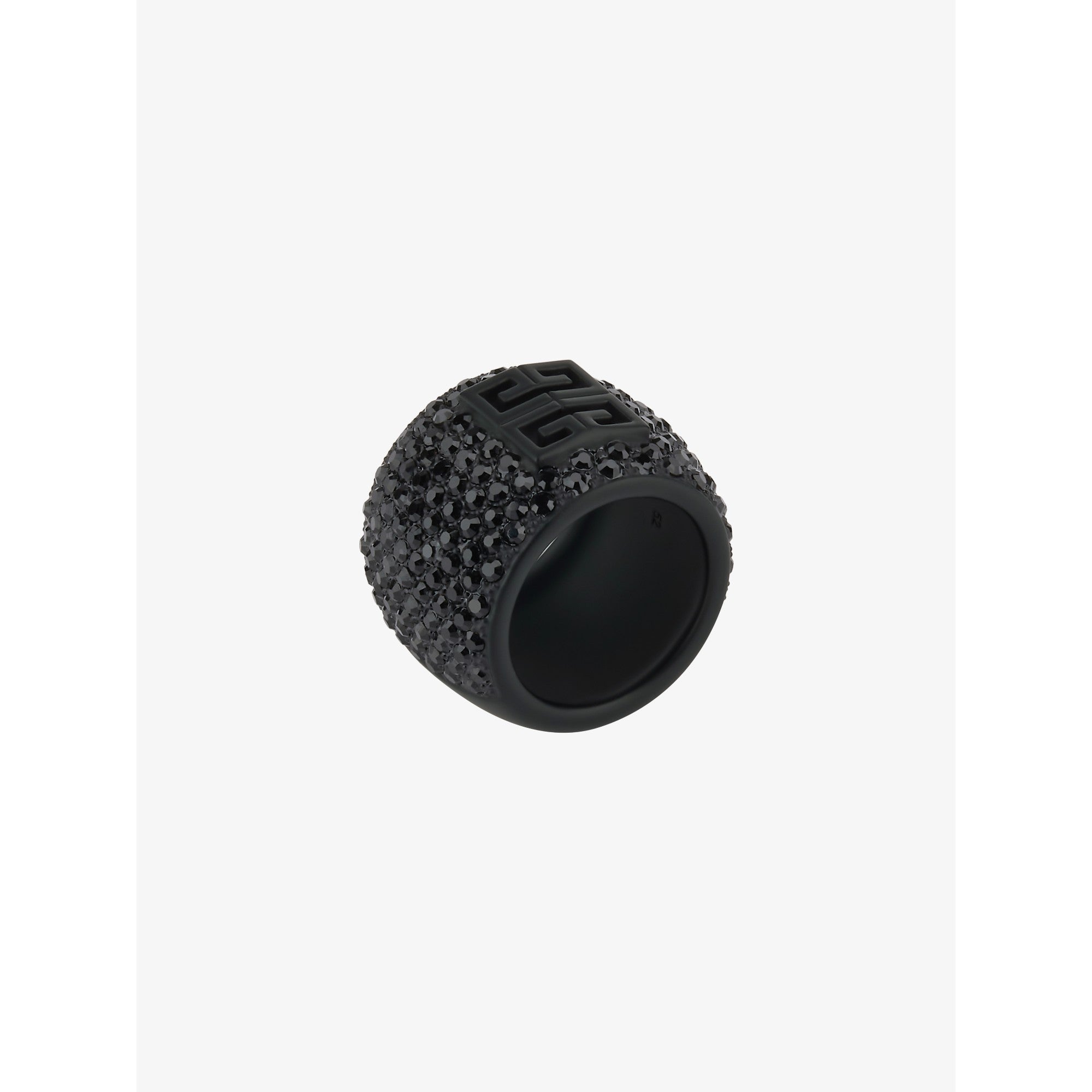 Women 4G Paved Ring M - Black